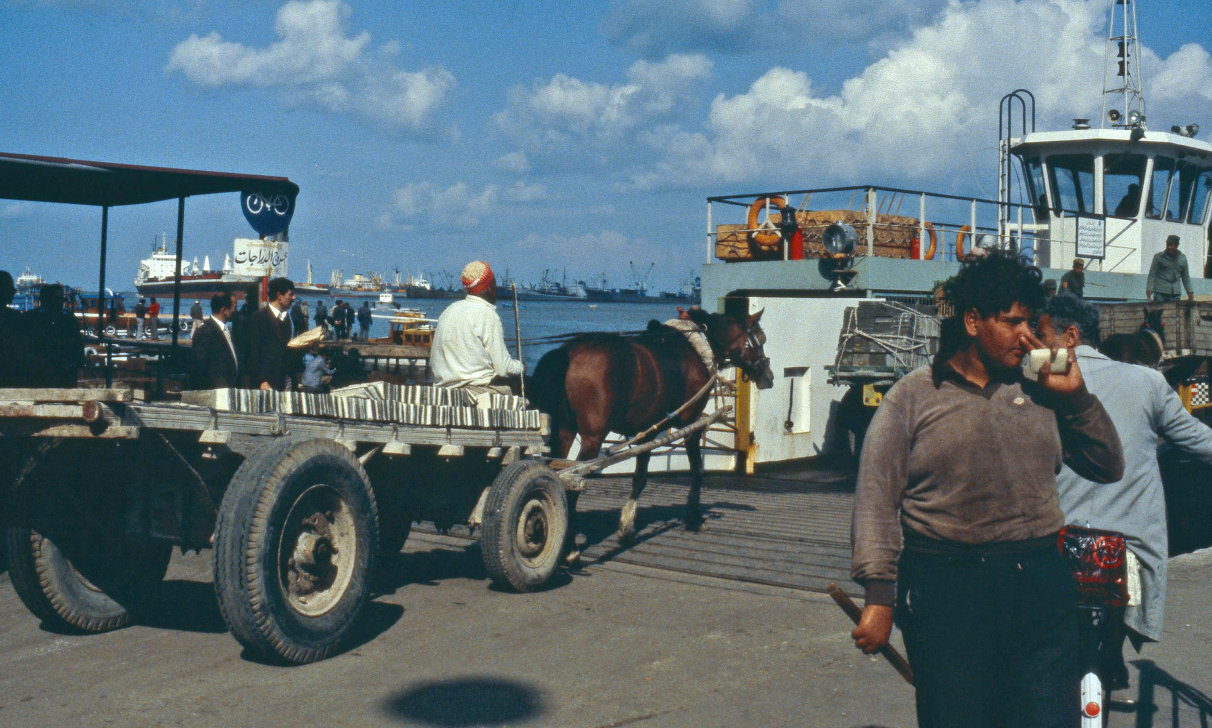 Suez kanalen ved Port Said